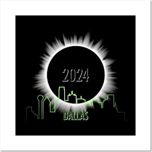 Eclipse 2024 - Dallas Posters and Art